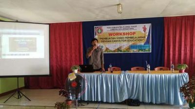 PGRI Cabang Wulanggitang Gelar Workshop Video Pembelajaran Gunakan Canva