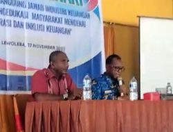 YKS Gelar Seminar Edukasi Literasi dan Inklusi Keuangan; Penjabat Bupati Lembata: Ini Sangat Penting dan Strategis !