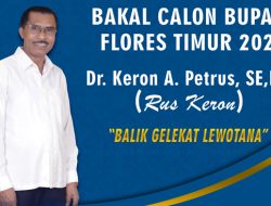 Berbekal Pengalaman Pendampingan Masyarakat, DR Keron Petrus Bertekad Pimpin Flores Timur