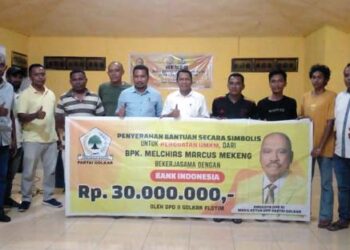 Reses Partai Golkar Bikin Warga Flotim ‘Berteduh’ di Bawah Beringin, Mekeng Beri Bantuan Lagi !