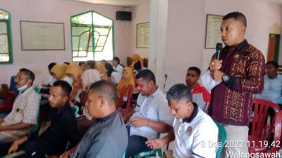 Buka Lokakarya Lintas Sektor di Puskesmas Autanapoq, Sekcam Omesuri Minta Dukungan Masyarakat