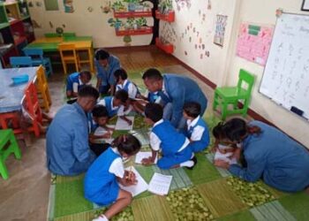 Mahasiswa KKNT-PPM Unwira Laksanakan Program Kerja ‘Aman Calistung’ di TK Ceria Noelbaki