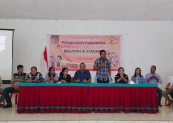 Bawaslu Lembata Terus Gelar Konsolidasi Bersama Panwaslu Kecamatan, Korwil III Dipusatkan di Loang