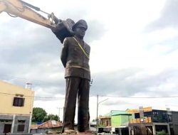 Patung Anton Enga Tifaona Sudah Berdiri di Wangatoa, 27 Januari Akan Diresmikan Gubernur Laiskodat