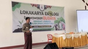 Hadiri Pembukaan Lokakarya Ekologi, Penjabat Bupati Lembata Ajak Gereja Katolik Perangi Tambang Ilegal