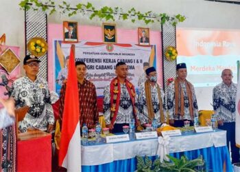 PGRI Cabang Lewolema Sukses Gelar Konferensi Kerja Cabang I dan II