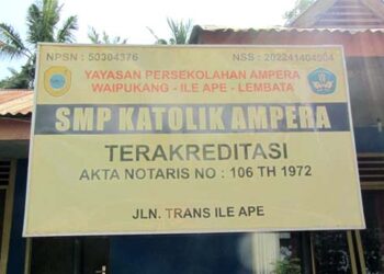 Alumni SMPK Ampera Waipukang 2008 Komit Dukung Ampera Jadi Sekolah Favorit