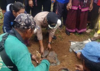 Peletakan Batu Pertama SDN Bakti Toleransi Waisesa Dihadiri Penjabat Bupati Lembata
