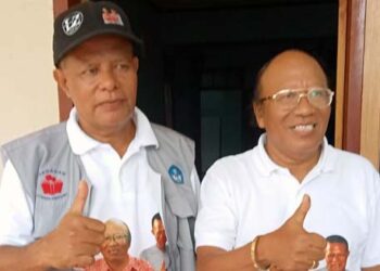 Lukman Riberu Gandeng Paroki Katedral Larantuka, Salurkan Bantuan Sembako kepada Umat Katolik