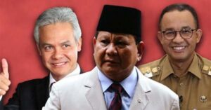 Survei Median Terbaru: Prabowo Subianto Unggul Tipis dari Ganjar Pranowo dan Anies Baswedan