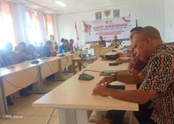 Rakor Virtual dengan Komisi ASN, Penjabat Bupati Lembata Sampaikan 4 Fokus Pembangunan ASN Lembata