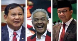 Elektabilitas Ganjar Kembali Dilampaui Prabowo, Anies Relatif Stabil di Posisi Tiga