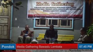 Gelar Media Gathering di Pondok Perubahan, Bawaslu Lembata Dorong Pengawasan Partisipatif