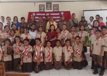 Ciptakan Trantibum, Satpol PP Lembata Jalin Kerjasama dengan Sekolah Kembangkan Program ‘SMS’