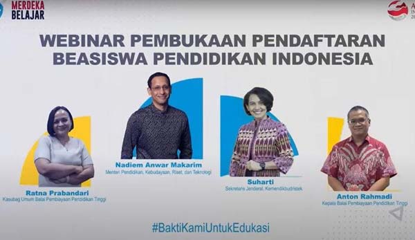 Kemendikbud Ristek Luncurkan Beasiswa Pendidikan Indonesia 2023 Biayai