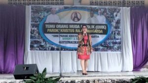 Pesan Kapolres Lembata untuk OMK Paroki Wangatoa: Kalau Iman Kuat, Kita Akan Aman dari TPPO