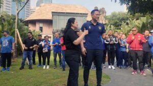 Akhirnya, Puan – AHY Bertemu di Hutan Kotas Plataran Senayan, Megawati: Jangan Tegang !