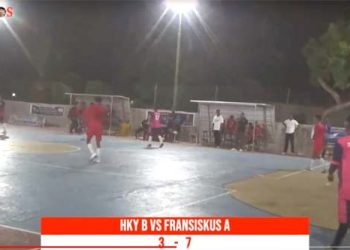 Fransiskus A dan Maria Helena Bakal Bentrok di Semifinal, Saksikan Partai Hidup Mati Turnamen Futsal PKRW Petang Ini