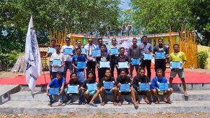 Pulang dari Rote Ndao, Lomblen Mania Diterima Camat Nubatukan