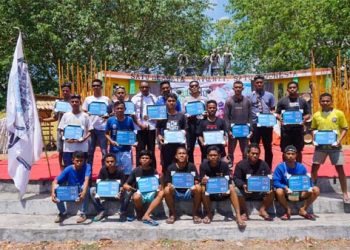 Pulang dari Rote Ndao, Lomblen Mania Diterima Camat Nubatukan