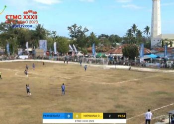 Persebata Lembata Keok di Partai Perdana Lawan Nirwana 04 FC Nagekeo di Liga 3 ETMC XXXII 2023 Rote Ndao