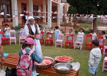 PAUD Hati Kudus Ruteng Gelar Beraneka Perlombaan Menanamkan Nilai Pancasila Anak