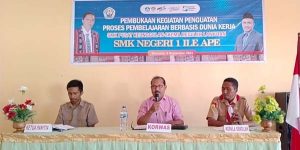 Korwas Dikmen Lembata Buka Penguatan Pembelajaran di SMKN 1 Ile Ape
