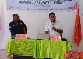 Rakor Pengelolaan Kehumasan Pengawas Pemilu Lembata; Alwan Ola : Publikasi Jadi Penentu Suksesnya Pemilu !