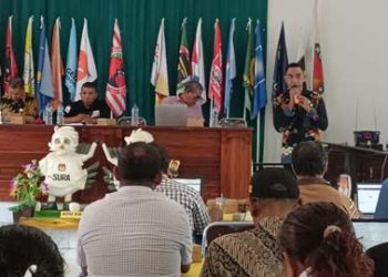 KPU Lembata Kenalkan Aplikasi SIKADEKA kepada Operator Parpol Dihadiri Bawaslu