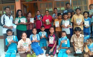 Peduli AnakKorban Erupsi Gunung Lewotobi Laki-Laki, ‘Gerakan Kebaikan’ Sumbang Buku Bacaan
