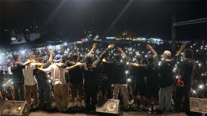 Pengunjung Taman Kota Felix Fernandez Larut dalam Euforia Bersama HLF di Malam Penutupan FBN 2024