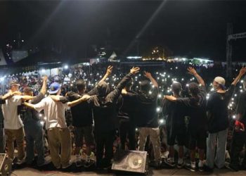 Pengunjung Taman Kota Felix Fernandez Larut dalam Euforia Bersama HLF di Malam Penutupan FBN 2024