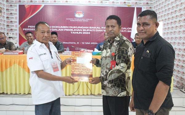 Dokumen Syarat Dukungan Lengkap dan Sesuai,Duet Flory–Ken Siap Menangkan Pilkada Sikka