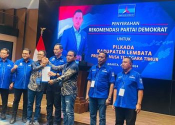 Demokrat Lembata Usung Marsianus Jawa – Paskalis Laba, Nus Jawa Mohon Restu Lewotanah – Leu Au dan Pau Toda