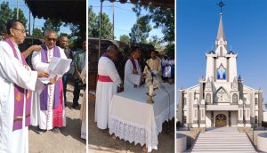 Renovasi Gereja Habi, Uskup Edwaldus: Jangan Menggerutu, Mari Bangkit Wujudkan Optimisme