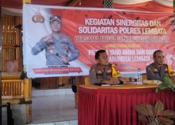 Kapolres Lembata Jumpa Media, Akun Palsu Medsos Jadi Sorotan