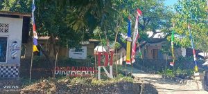 Seminggu Jelang 17 Agustus, Warga Ile Boleng Semaraki  Umbul-Umbul