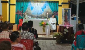 Peringati Pesta Pelindung, Lingkungan Santa Maria Gua Dalupe Optimis Bangun KBG yang Mandiri dan Visoner