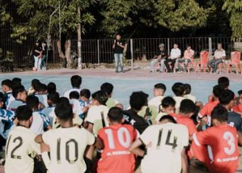 AFKAB Apresiasi Komitmen Paroki Wangatoa Gelar Turnamen Futsal