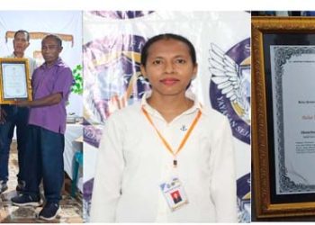 Guru Korban KKB Papua Dianugerahi Gelar Pahlawan Pendidikan oleh PGRI Flores Timur