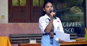 Siswi SMA Frateran Don Bosco Lewoleba, Amelia Leumara Jadi Duta TB Remaja