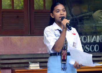 Siswi SMA Frateran Don Bosco Lewoleba, Amelia Leumara Jadi Duta TB Remaja