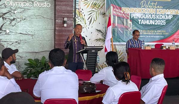 Wabup Lembata Buka Pelatihan Pengurus Koperasi Merah Putih 2025