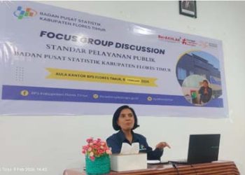 BPS Flotim gelar FGD Review dan Evaluasi Pelayanan Statistik Terpadu