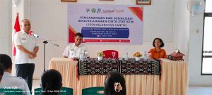 Wabup Flotim Launcing 3 Kelurahan Cantik di Larantuka