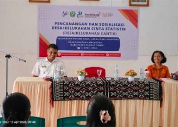 Wabup Flotim Launcing 3 Kelurahan Cantik di Larantuka