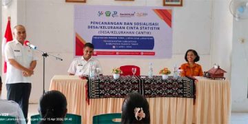 Wabup Flotim Launcing 3 Kelurahan Cantik di Larantuka