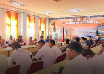 Pemkab Lembata Gelar Evaluasi Penerima Bantuan Iuran, Bupati Instruksikan Percepatan Validasi Data Peserta