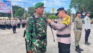 Pastikan Kesiapan Pengamanan Paskah, Wabup Lembata Hadiri Apel Pasukan Semana Santa Turangga 2026