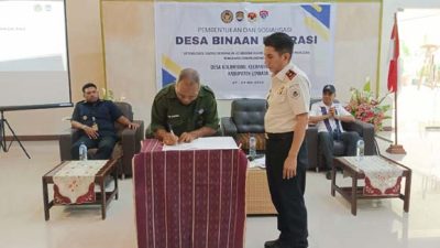 Kolontobo – Ile Ape Jadi Desa Binaan Imigrasi Sikka,  YKS – Imigrasi Tandatangan MoU